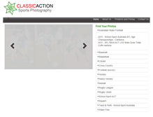 Tablet Screenshot of classicaction.com.au